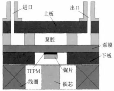 無閥電磁驅(qū)動微泵 無閥電磁驅(qū)動微泵