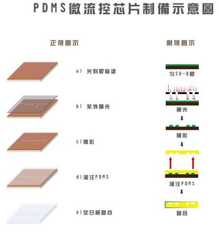 PDMS芯片微結(jié)構(gòu)制備工藝 PDMS芯片微結(jié)構(gòu)制備工藝