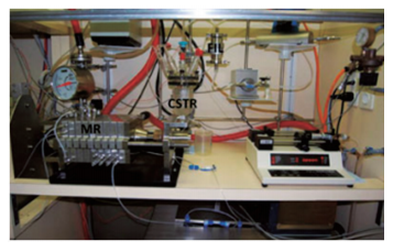 圖5二硝基乙烷合成的微反應(yīng)系統(tǒng)