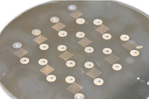通道寬度100um和通道間距200~600um的晶圓級陽極鍵合鈦微流控器件陣列